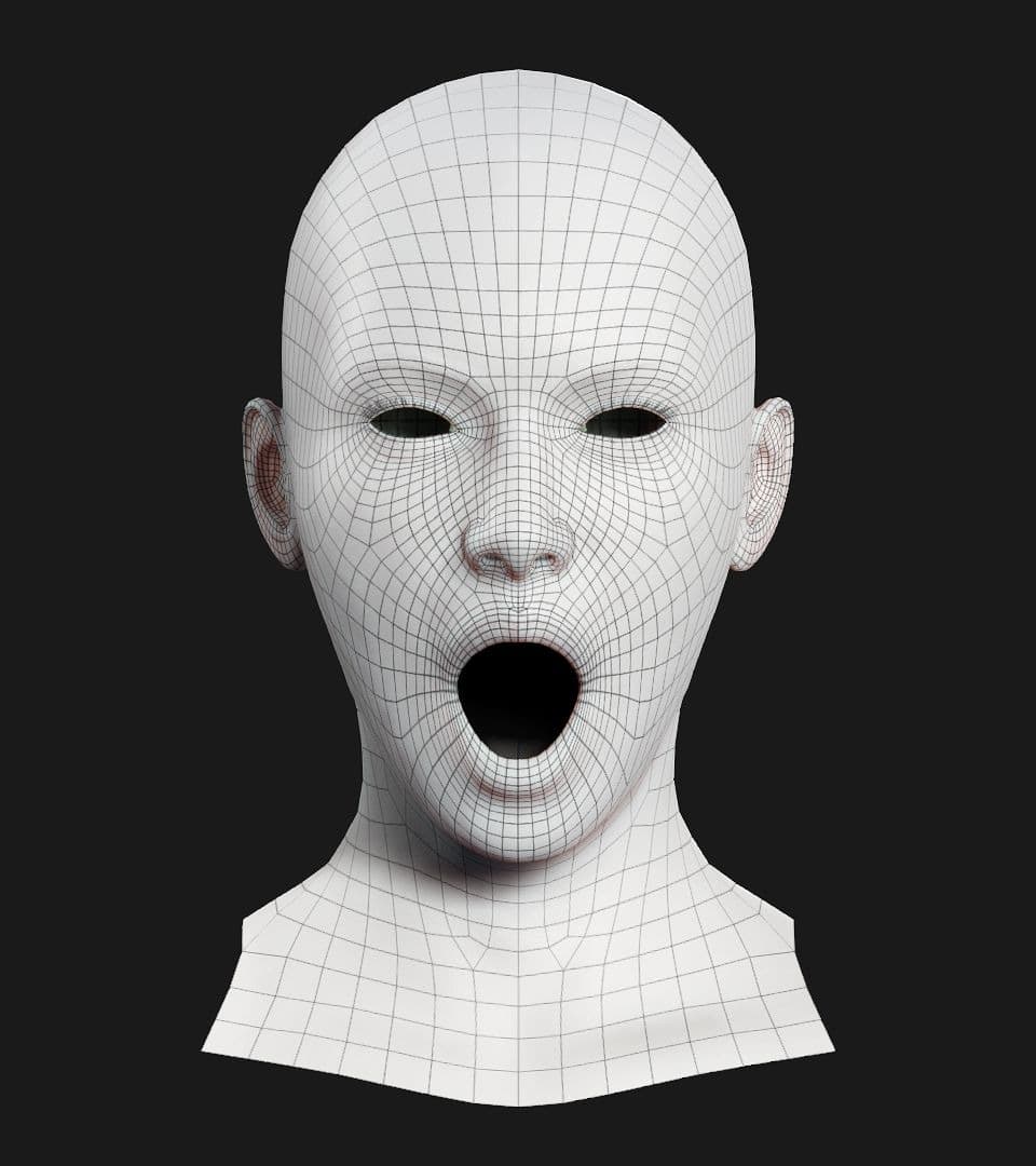 Original CC face topology guide visual from page 9