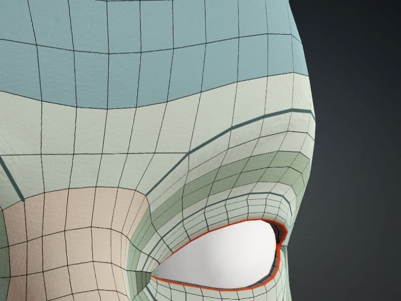 Original CC face topology guide visual from page 20