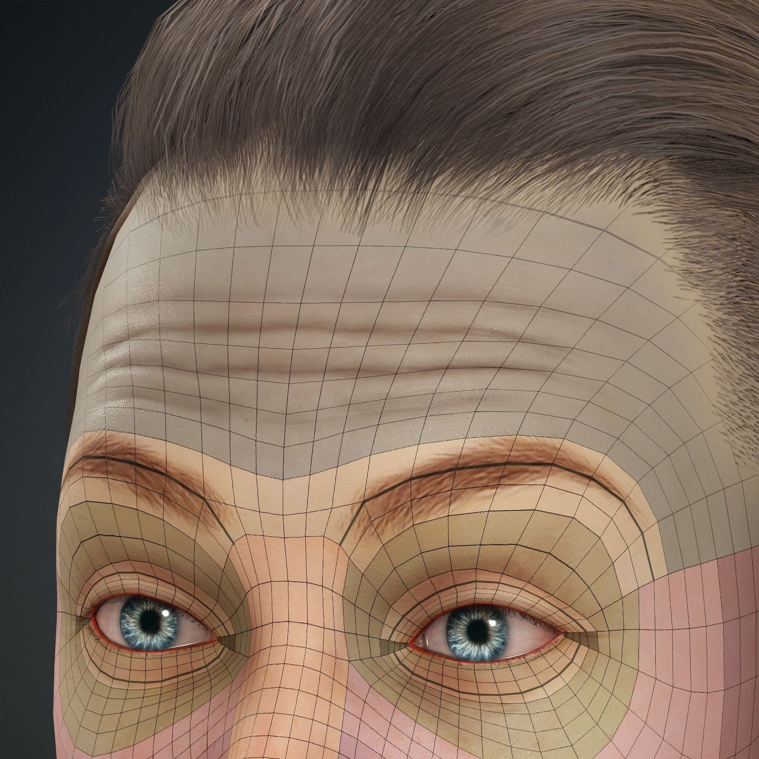 Original CC face topology guide visual from page 21